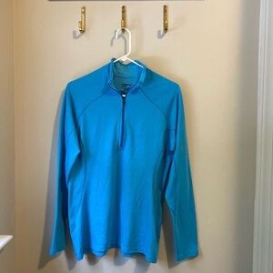 Patagonia Womens Capilene Midweight Athletic Quarter Zip Long Sleeve Shirt